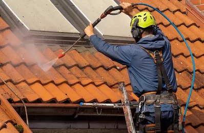 Démoussage et hydrofuge de toiture à Saint-Christo-en-Jarez